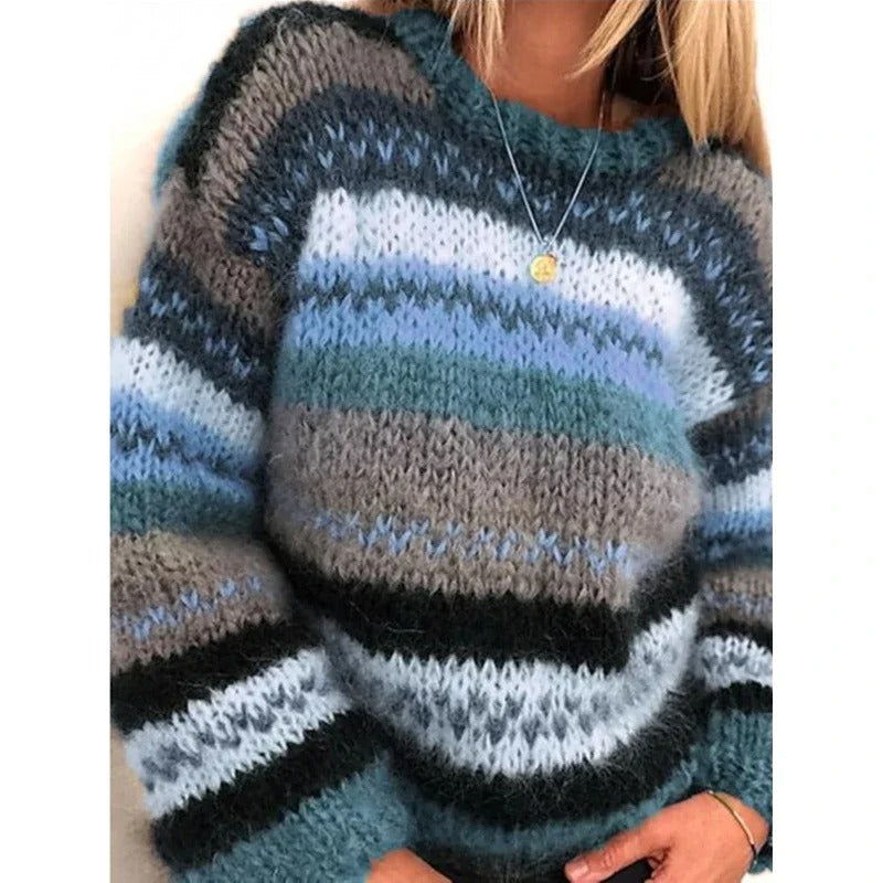 Maglione Righe Soffice