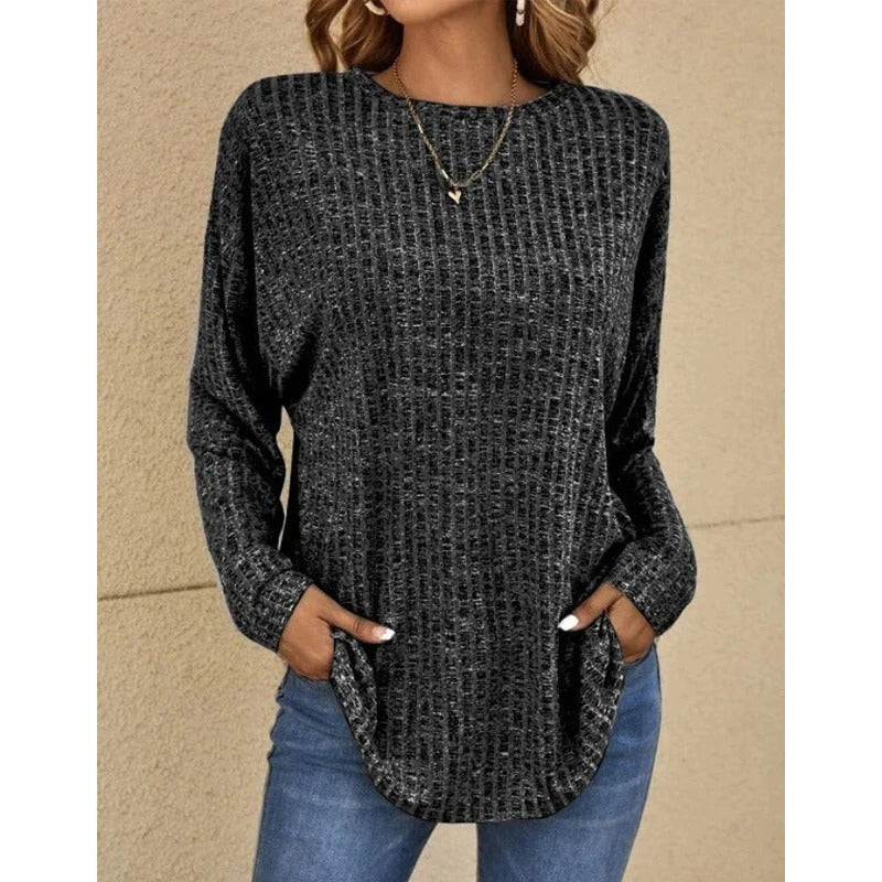 Maglia Waffle Maniche Lunghe