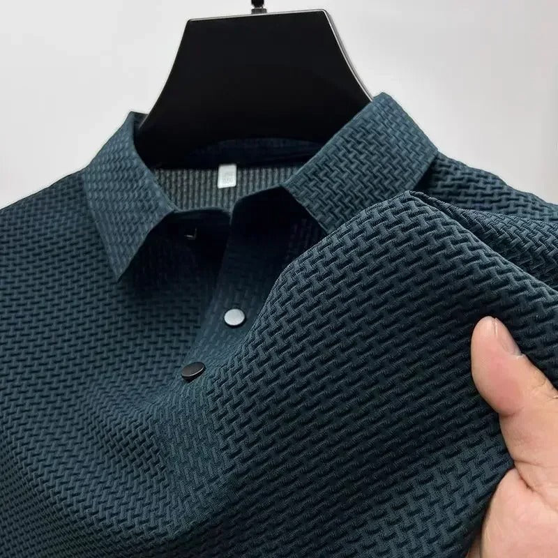 Polo Texture Waffle Uomo