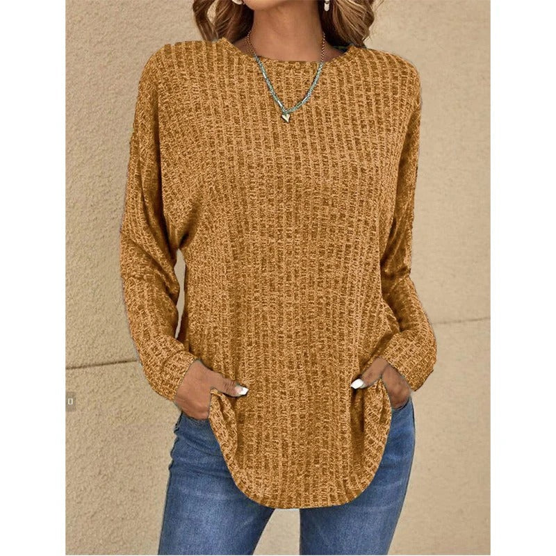 Maglia Waffle Maniche Lunghe