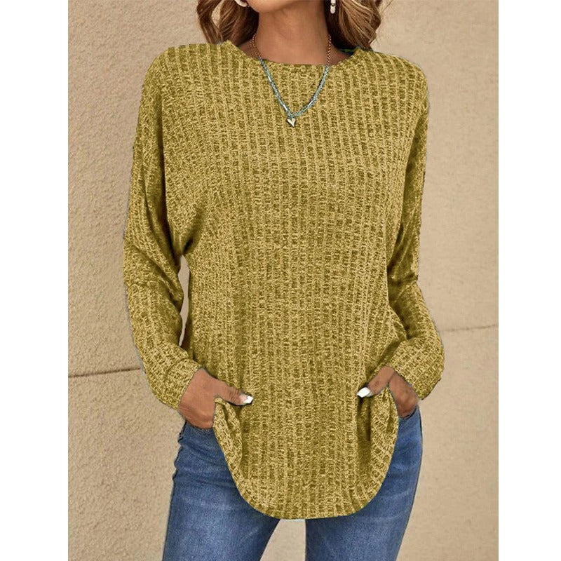 Maglia Waffle Maniche Lunghe