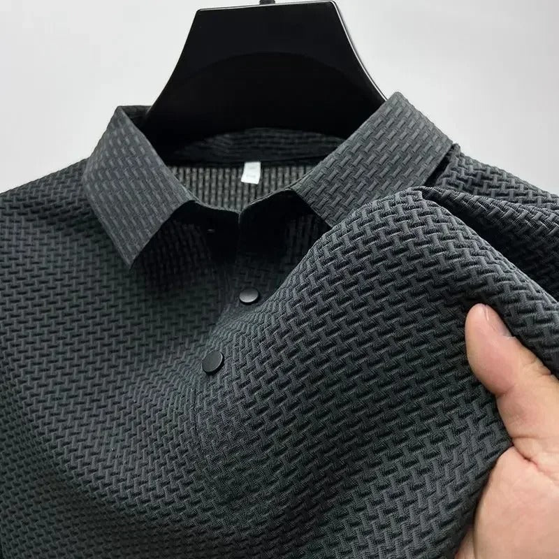 Polo Texture Waffle Uomo
