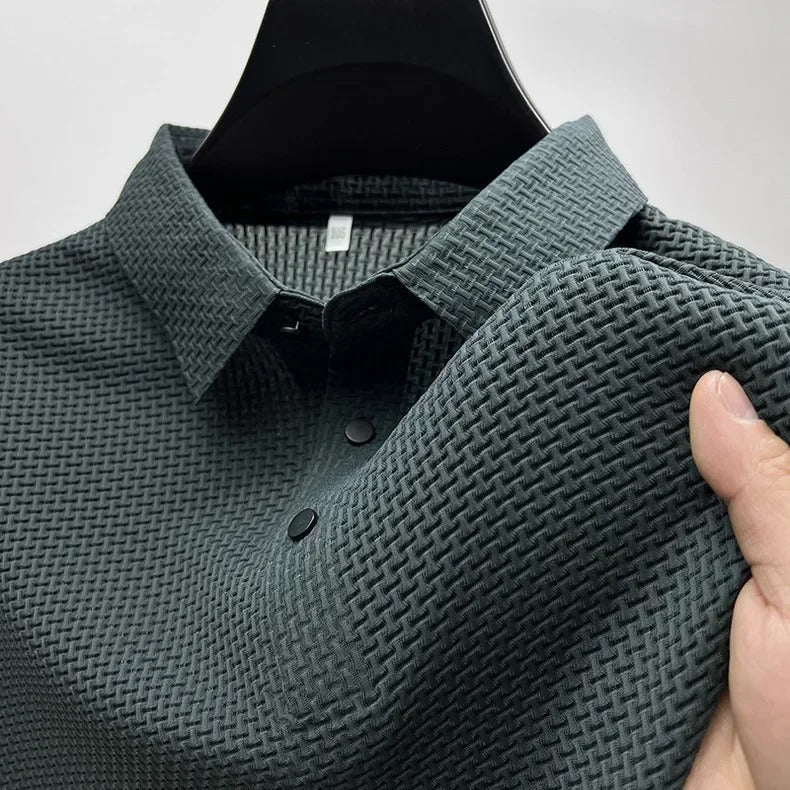 Polo Texture Waffle Uomo