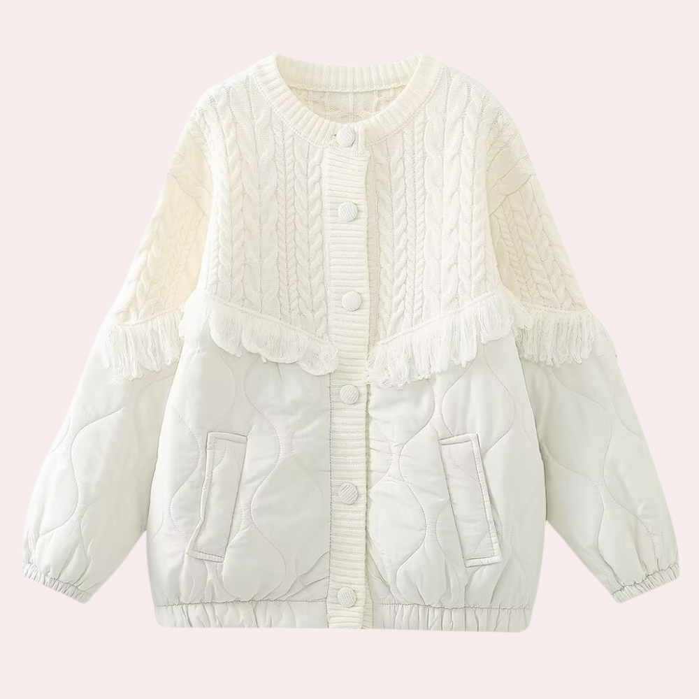 Giacca Ibrida | Maglia & Trapuntato | Calda & Sofisticata