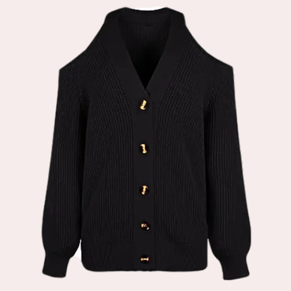 Cardigan Spalla Aperta | Maglia | Morbido e Chic