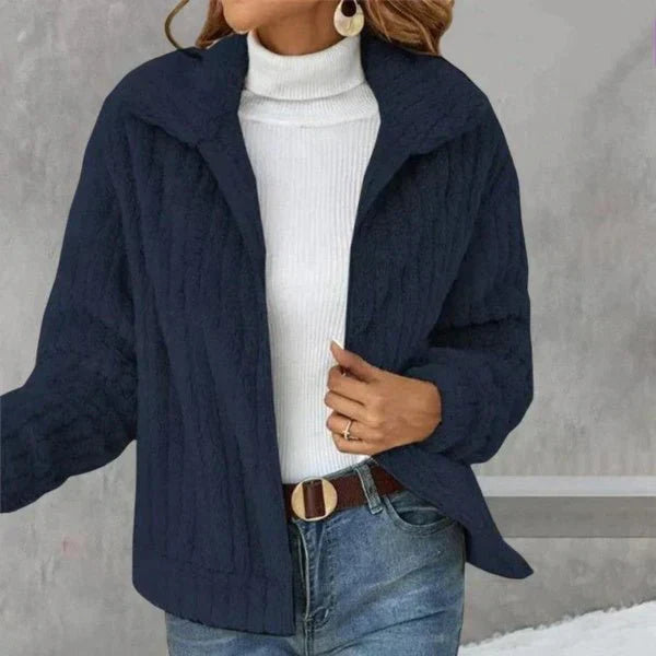 Giacca in Maglia a Coste | Morbida e Calda | Stile Casual Chic